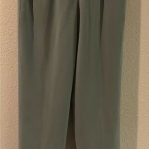 Women's Elegant Sage Green Dress Slacks